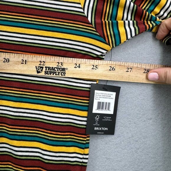 NWT BRIXTON Hilt Boxy Alpha Line Mens Tee Size XL - Picture 6 of 7